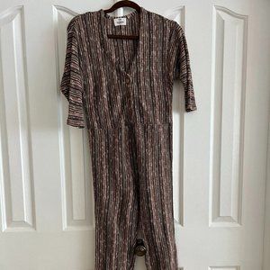 PULL & BEAR BAJA HIPPIE COZY JUMPSUIT